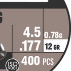 Apolo Slug Hp 400 Count Hollow Point 4 5mm  177 Caliber 12gr Airgun Pellets B