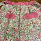 Vintage Apron Floral Pink 2 Pockets Farmhouse Cottage Core Handmade