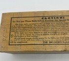 Antique The Brunswick-balke-collender Co  Billiard Ball Empty Box-no Balls