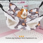 2 Pieces Guinea Pig Rat Hammock Guinea Pig Hamster Ferret Hanging Hammock7152