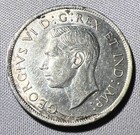 1941 Canada Fifty Cents  half Dollar  Silver Coin King George Vi Nice Condition