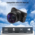 Neewer Wide Angle Lens For Canon G7x Mark Iii Camera    2 In 1 18mm Hd Wide Angle