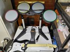 Fender Stratocaster Rock Band Usb Guitar   Drum Set Mic Foot Pedal Sticks