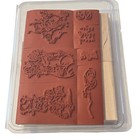 Stampin Up  Best Fiends 2006 Rubber Stamps Halloween Set Of 7 New