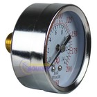 Air Compressor Pressure Hydraulic Gauge 2  Face Back Mount 1 4  Npt 0-200 Psi