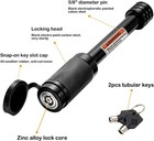 Trailer Hitch Pin Lock  5 8  For Class Iii Iv 2  2-1 2  Receiver  2 Keys