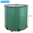 200 Gallon Rain Barrel Water Collector Portable Collapsable Rainwater Collection