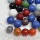 Vintage Bright Color Glass Marbles Lot Of 50 Peewee Size Yy Some Imperfections