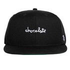 Chocolate Skateboards Original Chunk 94 Black 6 Panel Snapback Hat