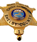Elvis Presley Shelby County     Collectible Novelty  gold Plated  Replica Shield