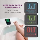 4moms Cleanwater Tub  3-in-1 Grow-with-me Baby Bathtub With Digital Thermometer