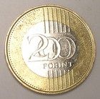2020 Hungary Hungarian 200 Forint Bridge Bimetal Coin Xf