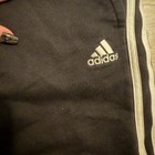 Adidas Black Joggers With White Stripes