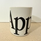 Vintage  Apple Computer Cup Coffee Mug Steve Jobs  Rainbow Logo Ceramic