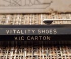 Vintage Autopoint Hexigon Advertising Mechanical Pencil Black 1960 Vitality Shoe