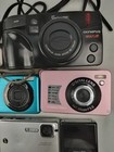 Digital   Film Camera Lot Of 14 Untested For Parts Repair Sony Samsung Nikon Mix