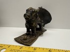 19th Century Indian Nandi Shiva Bull Figurine Statue Antique Bronze Brass Cast