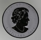 2017 Canada 1 Oz  999 Silver Maple Leaf Lunar Rooster Privy  b2250 