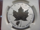 2017 Canada Maple Leaf 1 Oz Silver  5 Coin - Reverse Proof Cougar Privy Ngc Pf70