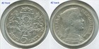 Latvia 1931  5 Lati  Au Silver Coin Km 9  Below Melt  C005