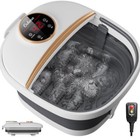 Foot Spa Bath Massager With Heat   Bubbles Massage Pedicure Tub Foot Soaker Gift