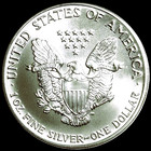 1990  American Silver Eagle  1  Oz   Pure Fine Silver  999 Bullion Coin   Bu-unc