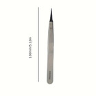 1pc Esd Safe Precision Tweezers Anti Static Fine Tip Electronics Repair Tool