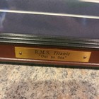 Vintage R m s  Titanic  out To Sea  Postal Commemorative Framed Stamps 