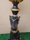 Large Italian Regency Greyhound Dog Sculpture planter -50  Tall  bfeb-04-128 