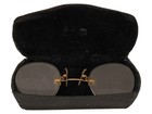 Really Badass Wwii German Waffen Totenkopf Spectacles   Case