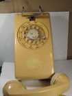 At t-wallphone 554bmp-rotary pulse Dialing butterscotch Yellow Mfg July 1979