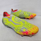 Adidas Copa Sense  Fg Soccer Cleats Fy6226 Clear Onix Grey Yellow Men s Size 9