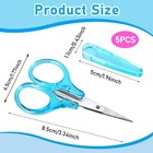 5pcs 3 5  Tiny Travel Scissor Small Craft Scissor All Purpose Sharp Scissors Sta