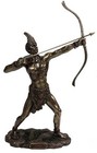 Orisha Ochosi Oshosi Oxosi God Of Hunting Yoruba African Statue Bronze Color
