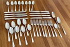 Vintage Wm A Rogers Oneida Flatware Silverplate 35 Pc  Rio Pattern   Box Yr 1939