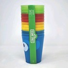 Sesame Street Elmo Cookie Monster Oscar Big Bird 16 Oz  Plastic Cup Set Of 12