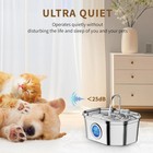 Cat Water Fountain Stainless Steel 108oz 3 2l  Apauk Automatic Pet Fountain Dog