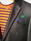 Raf Simons Triple-pack Printed Pins Sold Out Everywhere Rare