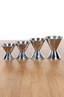 Stainless Steel Cocktail Jigger Set   Professional Bartender Tools   Set Of 4