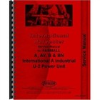 International Farmall A Av B Bn Tractor Service Repair Manual 1939-1947