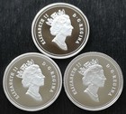     Canada  25  Cents  Lot   1993-1994-1995     Proof  Ultra  Heavy  Cameo    