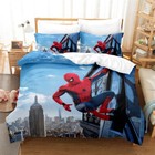 Spiderman Bedding Set 3pcs Cover Pillowcase Comforter Cover Spider-man Us Size 