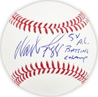 Wade Boggs Signed Mlb Baseball Boston Red Sox  5x Al Batting Champ  Beckett Wit