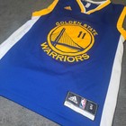 Adidas Golden State Warriors Klay Thompson 11 Nba Jersey Blue Mens Small S