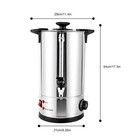 10l Stainless Steel Commercial Coffee Urn Coffee Maker Pot Hot Water Urn 86-230   