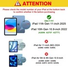 Apple Ipad 11-inch  a16  11th Gen Case Slim Shell Auto Wake sleep Stand Cover