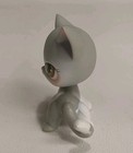 Littlest Pet Shop Lps Authentic Hasbro  138 Grey And White Short Hair Cat Vtg 04