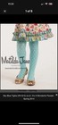 Matilda Jane Teal Polka Dot Tights Size 8-10   Matching Headband   Hairbow