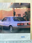 1990 Mazda 929s Silver Sedan Vintage Print Ad Luxury In Hours 2 Page Car Advert