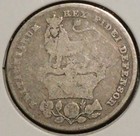 British Silver Shilling - 1826 - King George Iv